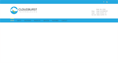 Desktop Screenshot of cloudbursttechnologies.com