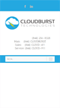 Mobile Screenshot of cloudbursttechnologies.com